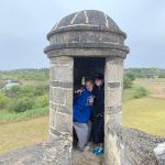 One of the corner lookouts
