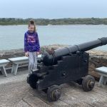 Tess by the cannon