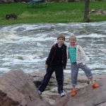 Notice HOW CLOSE the kids are the water. I could not believe how much they were able to roam this area.