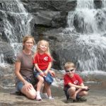 Heather & the kids...