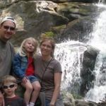 The family at Laurel Falls.