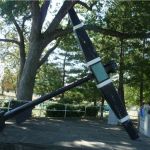This is the anchor of the USS Maine.
