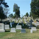 Gravesites as far as you can see.... Many have plots for the spouses too.