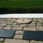 This is the eternal flame at the gravesite of JFK.