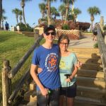 Mom & Trev at The Track