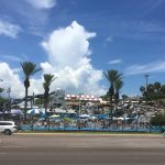 The water park across the street