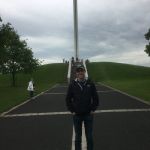 Trev at the cross at Phoenix Park