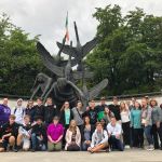 Group pic in the Garden of Remembrance