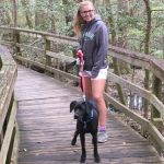 Tay & Brody on the boardwalk