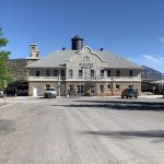 The train stop in Ely, Nevada