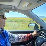 Dean is focused on the road