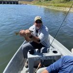 My first fish caught fly-fishing