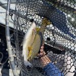 Chris and I catch our first of TWO doubles on the day