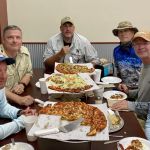 We stop by Redneck Pizza on the way home - actually not bad pizza